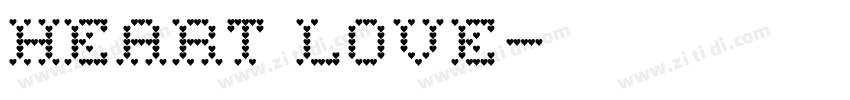 Heart Love字体转换